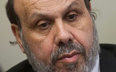 Religious Affairs Minister David Azoulay attends a Shas party meeting at the Knesset on June 08, 2015. (Miriam Alster/Flash90) Religious Affairs Minister David Azoulay attends a Shas party meeting at the Knesset on June 08, 2015. (Miriam Alster/Flash90)