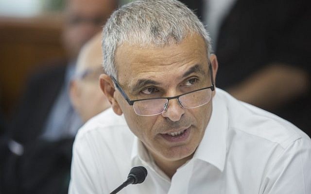 Finance Minister Moshe Kahlon speaks at the Prime Minister's Office in Jerusalem on June 8, 2015. (Yonatan Sindel/Flash90) Finance Minister Moshe Kahlon speaks at the Prime Minister's Office in Jerusalem on June 8, 2015. (Yonatan Sindel/Flash90)