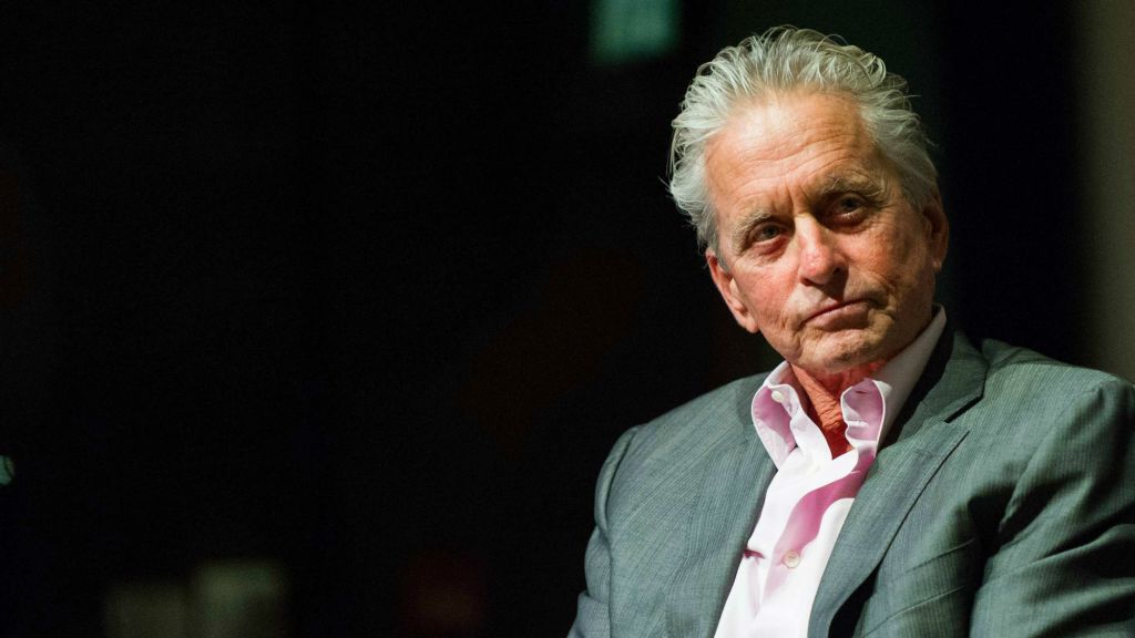 Actor and producer Michael Douglas, at a panel discussing his career, Thursday at the Cinematheque (Johana Garon/Flash 90) Actor and producer Michael Douglas, at a panel discussing his career, Thursday at the Cinematheque (Johana Garon/Flash 90)