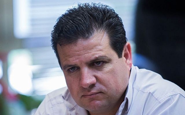 Leader of the Joint (Arab) List Ayman Odeh (Yonatan Sindel/Flash90)