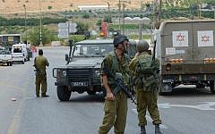 Illustrative: IDF soldiers in the northern Jordan Valley, June 26, 2015 (Basel Safadi/Flash90)
