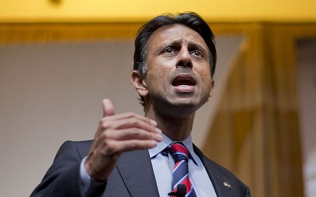 In this June 19, 2015, file photo, Louisiana Gov. Bobby Jindal speaks at the Road to Majority 2015 convention in Washington. (AP/Pablo Martinez Monsivais, File) In this June 19, 2015, file photo, Louisiana Gov. Bobby Jindal speaks at the Road to Majority 2015 convention in Washington. (AP/Pablo Martinez Monsivais, File)