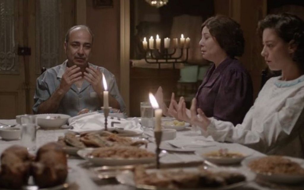 A scene from the Egyptian drama Haret al-Yahood, or Jewish Quarter, broadcast over Ramadan 2015. (YouTube screenshot) A scene from the Egyptian drama Haret al-Yahood, or Jewish Quarter, broadcast over Ramadan 2015. (YouTube screenshot)
