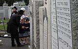 Chabad families often make the pilgrimage to the 'Ohel,' the New York grave of Rebbe Menachem Mendel Schneerson, to celebrate lifecycle events. (Hannah Dreyfus/Times of Israel)