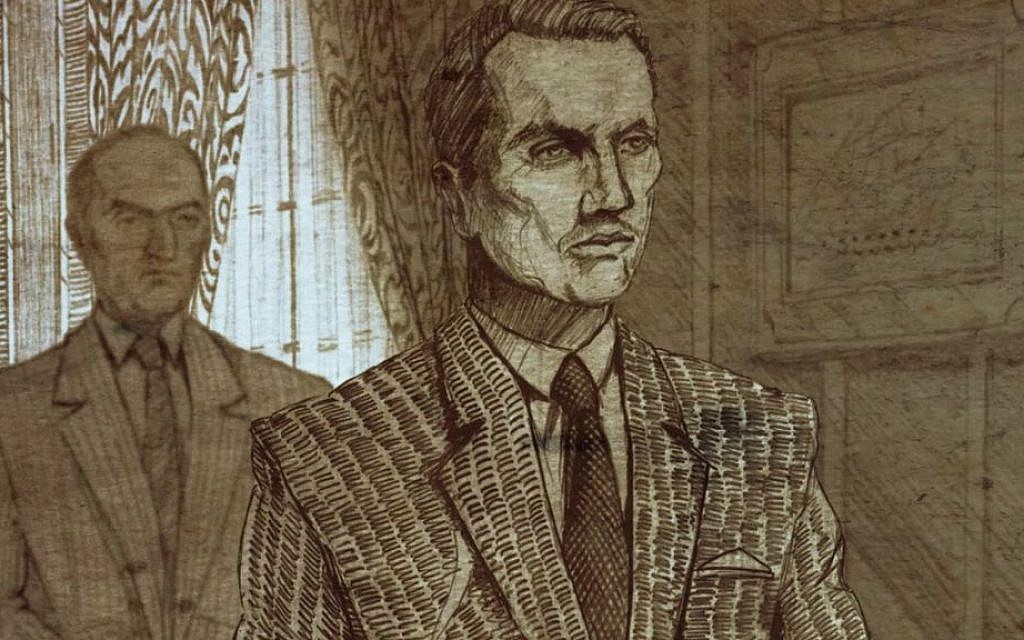 Animation drawing from 'Karski & The Lords of Humanity' by Tomasz Niedzwiedz. (Courtesy)