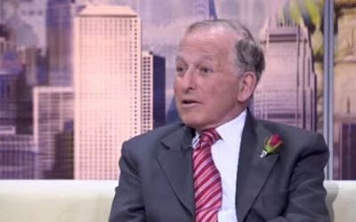 Lord Greville Janner speaks to al-Jazeera in 2007. (YouTube, al-Jazeera)