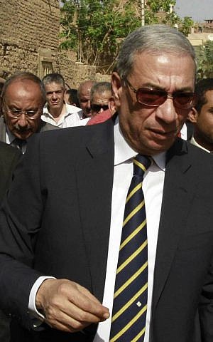 Egyptian state prosecutor Hisham Barakat, on April 8, 2014 (AP Photo/Sabry Khaled, El Shorouk Newspaper) 