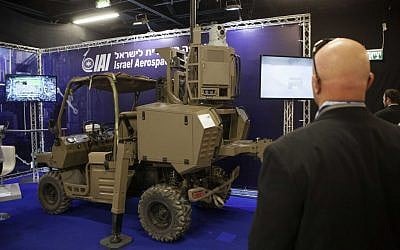 An Israeli surveillance vehicle is exhibited at an expo of Israeli intelligence-gathering technology in Tel Aviv, Israel, Tuesday, June 30, 2015. (AP Photo/Dan Balilty) An Israeli surveillance vehicle is exhibited at an expo of Israeli intelligence-gathering technology in Tel Aviv, Israel, Tuesday, June 30, 2015. (AP Photo/Dan Balilty)