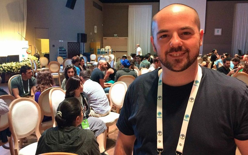 Roy Munin, head of hi-tech mobilizer Made in JLM, at the 2015 ROI Summit. (Luke Tress/The Times of Israel) Roy Munin, head of hi-tech mobilizer Made in JLM, at the 2015 ROI Summit. (Luke Tress/The Times of Israel)