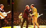 Ryan Luxenberg (right) rocks out with U2 in Montreal on June 16, 2015. (Courtesy)