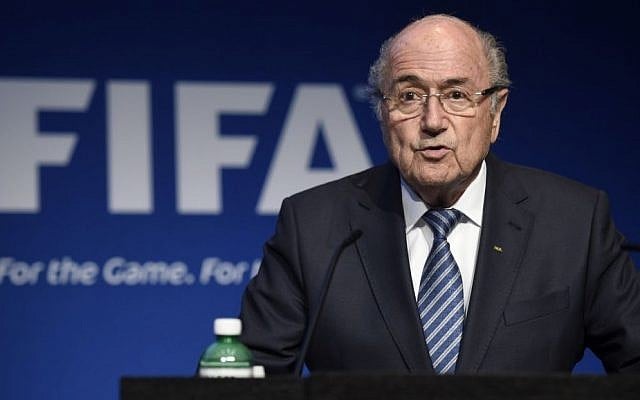 FIFA President Sepp Blatter speaks during a press conference at the FIFA headquarters in Zurich, Switzerland, Tuesday, June 2, 2015. FIFA President Sepp Blatter says he will resign from his position amid corruption scandal. (Ennio Leanza/Keystone via AP) FIFA President Sepp Blatter speaks during a press conference at the FIFA headquarters in Zurich, Switzerland, Tuesday, June 2, 2015. FIFA President Sepp Blatter says he will resign from his position amid corruption scandal. (Ennio Leanza/Keystone via AP)