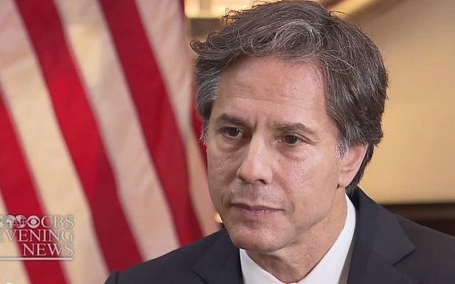 US Deputy Secretary of State Tony Blinken. (YouTube/CBS Evening News) US Deputy Secretary of State Tony Blinken. (YouTube/CBS Evening News)