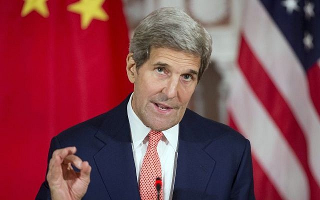 US Secretary of State John Kerry at the US State Department, Washington, Wednesday, June 24, 2015.(AP/Pablo Martinez Monsivais)