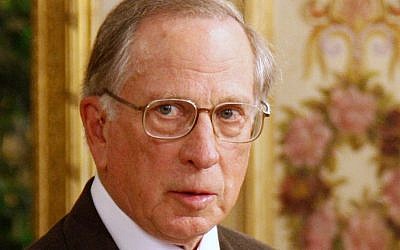 Former Georgia Senator Sam Nunn, co-chairman of the Nuclear Threat Initiative, speaks in Wiesbaden, Germany, June 11, 2008. (AP/Daniel Roland, File )