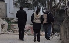 Activists of the World Council of Churches in the West Bank (YouTube screen capture)