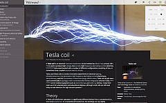 Wikiwand's version of a Wikipedia page about the Tesla coil (Wikiwand)
