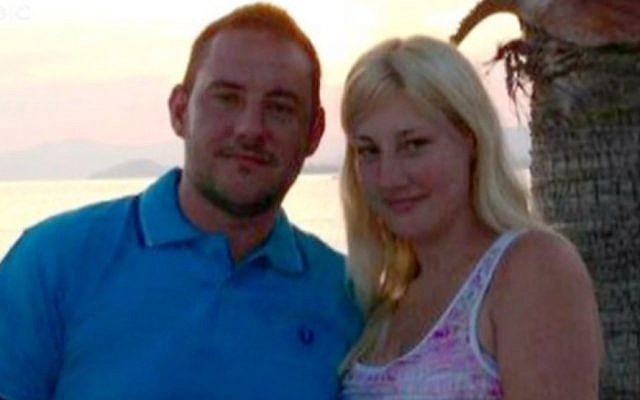 Matthew James and fiancee Saera Wilson (YouTube screen capture/BBC)