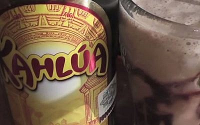 A bottle of Kahlua coffee liqueur (YouTube screen capture)