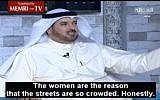 Kuwaiti MP Hamdan Azemi in a television interview. (Screen capture: MEMRI)
