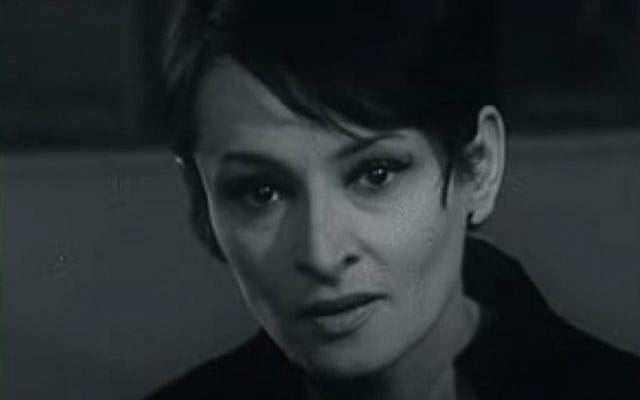 French singer Barbara (YouTube screen capture)