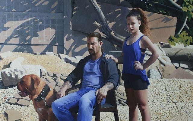 Detail of Matan Ben Cnaan's Guy and Annabelle, 2015, oil on board, 120 x 140 cm. The picture won the National Portrait Gallery's BP Portrait Award. (Courtesy Matan Ben Cnaan) Detail of Matan Ben Cnaan's Guy and Annabelle, 2015, oil on board, 120 x 140 cm. The picture won the National Portrait Gallery's BP Portrait Award. (Courtesy Matan Ben Cnaan)