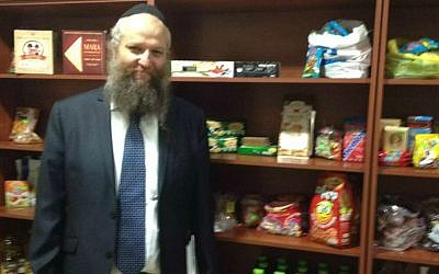 Rabbi Nochum Ehrentreu believes there are more than 10,000 in Zaporozhye (photo credit: Raphael Ahren/TOI)