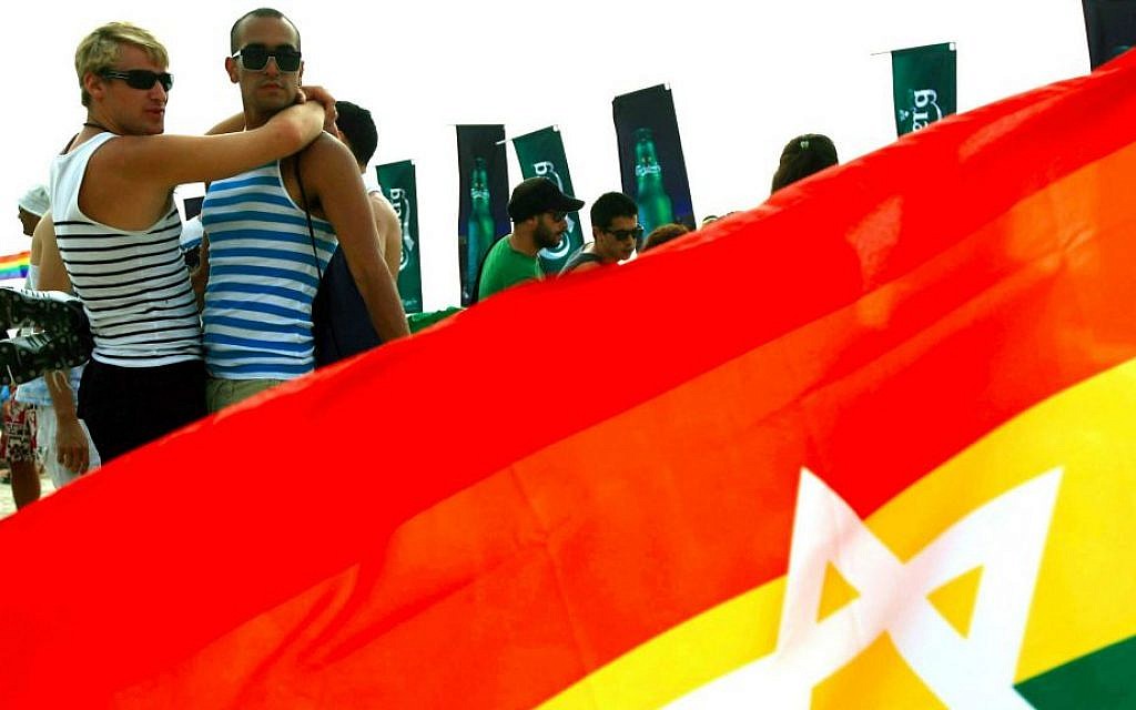 At a recent Gay Pride parade in Tel Aviv (Omer Messinger/Flash 90) At a recent Gay Pride parade in Tel Aviv (Omer Messinger/Flash 90)