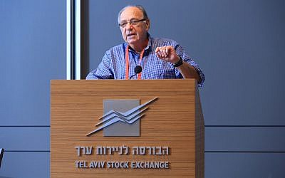David Fuchs speaks at the IVC China event, June 2, 2015 (Photo credit; Courtesy)