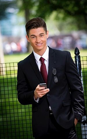 Dustin Fleischer in a recent Hugo Boss photo shoot. (Edwin Nadera)