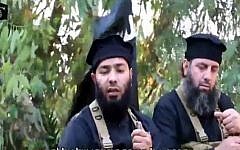 In a newly released clip in June 2015, the Islamic State issued a warning to rebel groups on the Syrian border with Israel that it intends to control the area. (Screenshot)