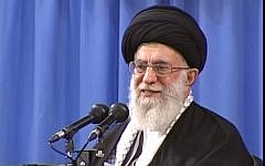 File: Iran's Supreme Leader Ayatollah Ali Khamenei. (Screen capture: YouTube)