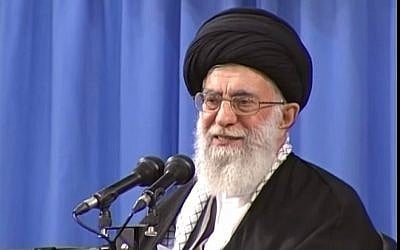 File: Iran's Supreme Leader Ayatollah Ali Khamenei. (Screen capture: YouTube)