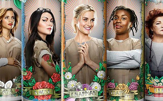 Members of the cast of 'Orange Is the New Black.' (Netflix/ via JTA)