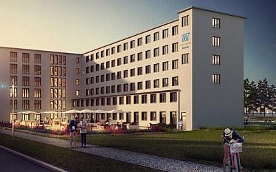 An illustration of the Prora beach resort is shown on the website of developing company Metropol (screen capture via www.metropol-marketing.de)