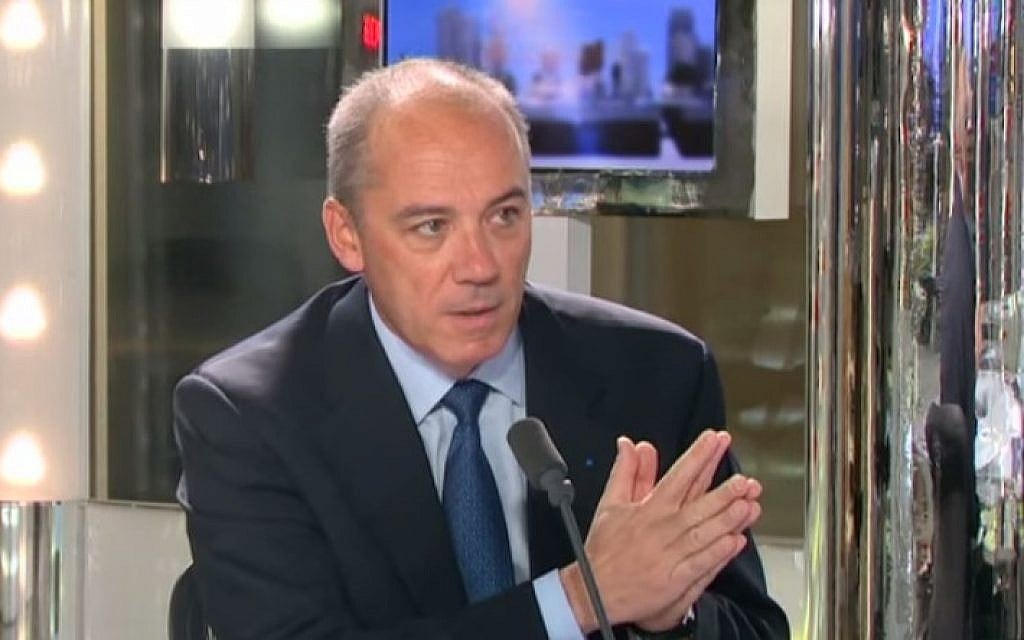 Orange CEO Stephane Richard (screen capture: YouTube) Orange CEO Stephane Richard (screen capture: YouTube)