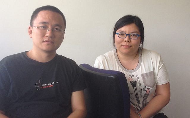 Yu-Kuan (L) and Amy, two participants in the Lahav Executive Education program, June 23 2015 (Courtesy) Yu-Kuan (L) and Amy, two participants in the Lahav Executive Education program, June 23 2015 (Courtesy)