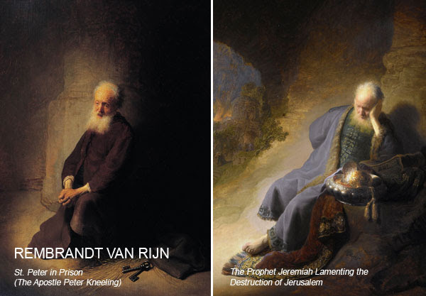 Two Rembrandt masterpieces are displayed side by side in the Israel Museum's Rembrandt retrospective, in honor of the museum's 50th anniversary celebration (Courtesy Israel Museum) Two Rembrandt masterpieces are displayed side by side in the Israel Museum's Rembrandt retrospective, in honor of the museum's 50th anniversary celebration (Courtesy Israel Museum)