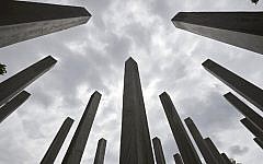 A memorial dedicated to the 52 people that were killed during the 7/7 terror attacks in London is pictured in London's Hyde Park on July 6, 2015 (Niklas Halle'n/AFP)