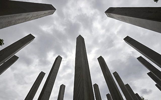 A memorial dedicated to the 52 people that were killed during the 7/7 terror attacks in London is pictured in London's Hyde Park on July 6, 2015 (Niklas Halle'n/AFP) A memorial dedicated to the 52 people that were killed during the 7/7 terror attacks in London is pictured in London's Hyde Park on July 6, 2015 (Niklas Halle'n/AFP)