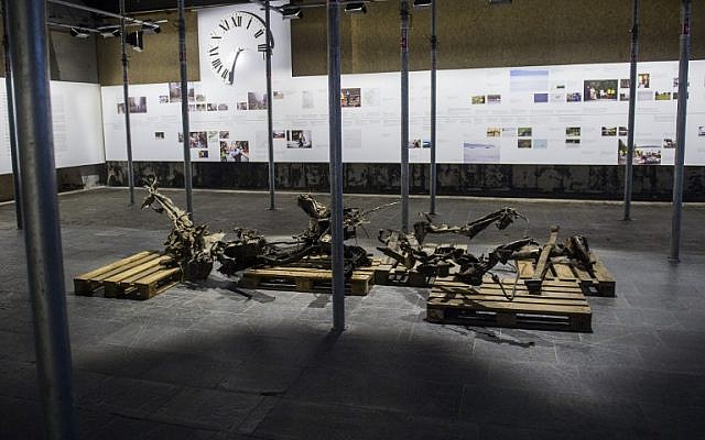 The remaining parts of the car used by Anders Behring Breivik are displayed in the government quarter in Oslo, Norway, on July 21, 2015 (AFP PHOTO / NTB SCANPIX / Fredrik Varfjell) The remaining parts of the car used by Anders Behring Breivik are displayed in the government quarter in Oslo, Norway, on July 21, 2015 (AFP PHOTO / NTB SCANPIX / Fredrik Varfjell)