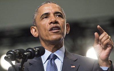 US President Barack Obama speaks at the 116th National Convention of the Veterans of Foreign Wars (VFW) in Pittsburgh, Pennsylvania, July 21, 2015. (AFP/Saul Loeb)