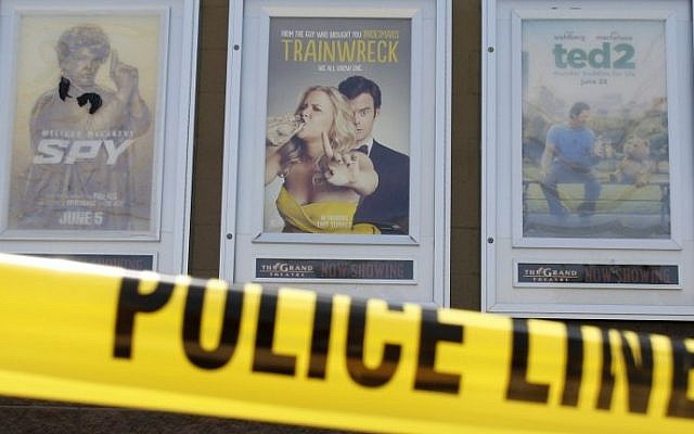 A poster of of Amy Schumer's movie Trainwreck (C) is seen on July 25, 2015 outside The Grand Theatre in Lafayette, Louisiana (Yuri Gripad/AFP) A poster of of Amy Schumer's movie Trainwreck (C) is seen on July 25, 2015 outside The Grand Theatre in Lafayette, Louisiana (Yuri Gripad/AFP)