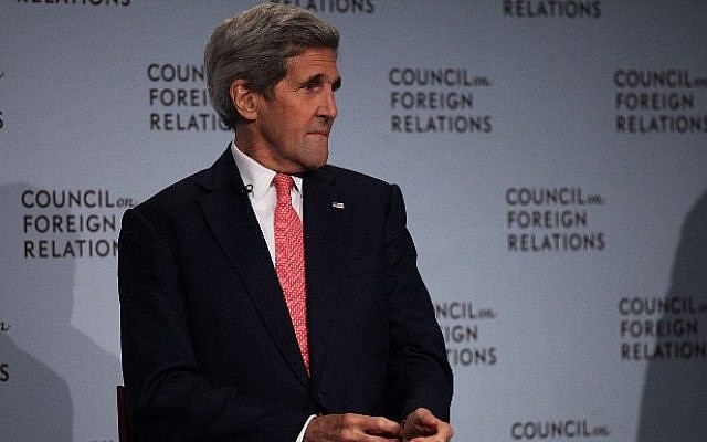 Secretary of State John Kerry speaks at the Council of Foreign Relations on July 24, 2015 in New York City. (Spencer Platt/Getty Images/AFP) Secretary of State John Kerry speaks at the Council of Foreign Relations on July 24, 2015 in New York City. (Spencer Platt/Getty Images/AFP)