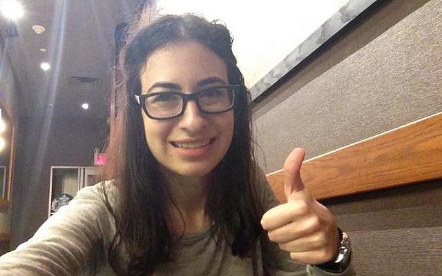 Faigy Mayer seen in a photo from March 26, 2015. (Facebook) Faigy Mayer seen in a photo from March 26, 2015. (Facebook)