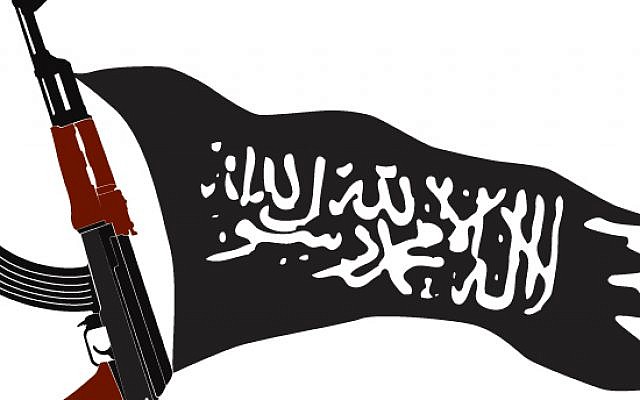 Part of the logo of al-Qaeda in the Islamic Maghreb. (Courtesy of Merrell Publishers) Part of the logo of al-Qaeda in the Islamic Maghreb. (Courtesy of Merrell Publishers)