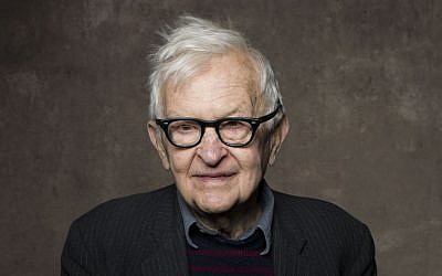 Albert Maysles poses for a photo at the 2013 Sundance Film Festival (Victoria Will/Invision/AP, File)