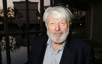 In this 2012 file photo, actor Theodore Bikel poses at the opening night performance of 'November' at the Center Theatre Group/Mark Taper Forum in Los Angeles. (Ryan Miller/Invision/AP, File)