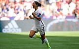 US soccer player Carli Lloyd celebrates scoring the opening goal against Japan in the FIFA Women's World Cup Canada 2015 Final, Vancouver, Canada, July 5, 2015. Kevin C. Cox/Getty Images)