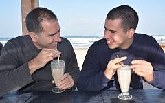 Doron Somer (left) and his son Itamar (Courtesy)