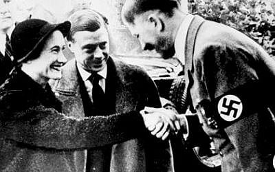 The Duke and Duchess of Windsor meet Adolf Hitler, 1937 (Wikipedia)
